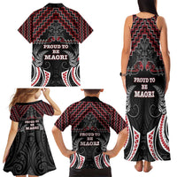 Aotearoa Family Matching Tank Maxi Dress and Hawaiian Shirt Proud To Be Maori LT05 - Polynesian Pride