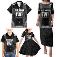 Aotearoa Toitu Te Tiriti Family Matching Puletasi and Hawaiian Shirt No Kiwi Without Iwi LT05 - Polynesian Pride