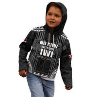 Aotearoa Toitu Te Tiriti Kid Hoodie No Kiwi Without Iwi LT05 - Polynesian Pride