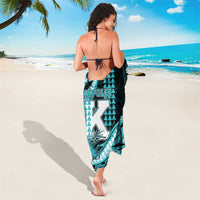 Hawaii Kapolei High School Sarong Tribal Tattoo With Hibiscus Flowers