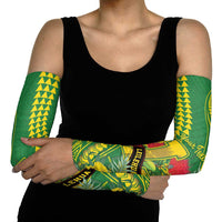 Personalised Hawaii Leilehua High School Arm Sleeves Tribal Tattoo With Hibiscus Flowers