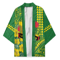 Personalised Hawaii Leilehua High School Kimono Tribal Tattoo With Hibiscus Flowers
