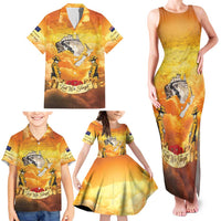 New Zealand And Australia ANZAC Day Family Matching Tank Maxi Dress and Hawaiian Shirt Sinai Palestine Campaign Lest We Forget LT05 - Polynesian Pride