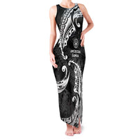 AAPI Heritage Month Family Matching Tank Maxi Dress and Hawaiian Shirt American Samoa Polynesian Tribal Wave