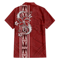 Tonga Language Week Family Matching Summer Maxi Dress and Hawaiian Shirt Malo e Lelei Kupesi Ngatu Pattern