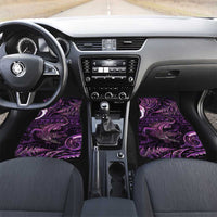 Aotearoa New Zealand Crocodile Car Mats Silver Fern Maori Pattern