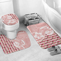 Samoa Teuila Bathroom Set Pink Samoan Siapo Motifs