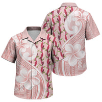 Samoa Teuila Family Matching Summer Maxi Dress and Hawaiian Shirt Pink Samoan Siapo Motifs LT05 Son's Shirt Pink - Polynesian Pride