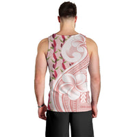 Samoa Teuila Men Tank Top Pink Samoan Siapo Motifs