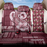 Samoa Teuila Back Car Seat Cover Maroon Samoan Siapo Motifs