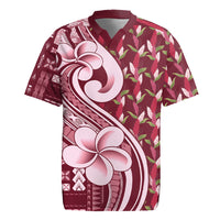 Samoa Teuila Rugby Jersey Maroon Samoan Siapo Motifs