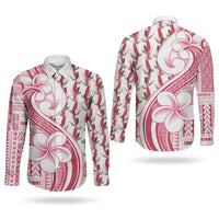 Samoa Teuila Couples Matching Off Shoulder Maxi Dress and Long Sleeve Button Shirt White Samoan Siapo Motifs LT05 - Polynesian Pride