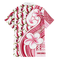 Samoa Teuila Family Matching Long Sleeve Bodycon Dress and Hawaiian Shirt White Samoan Siapo Motifs LT05 Dad's Shirt - Long Sleeve White - Polynesian Pride