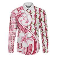 Samoa Teuila Family Matching Long Sleeve Bodycon Dress and Hawaiian Shirt White Samoan Siapo Motifs LT05 Daughter's Dress White - Polynesian Pride
