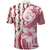 Samoa Teuila Polo Shirt White Samoan Siapo Motifs LT05 - Polynesian Pride