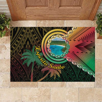 Vanuatu Espiritu Santo Island Rubber Doormat Beach Landscape