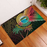 Vanuatu Espiritu Santo Island Rubber Doormat Beach Landscape