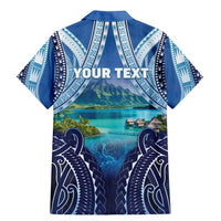 Personalised French Polynesia Bora Bora Family Matching Mermaid Dress and Hawaiian Shirt Beach Landscape Polynesian Style LT05 - Polynesian Pride