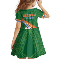 Personalised Marshall Islands Kwajalein Atoll Family Matching Summer Maxi Dress and Hawaiian Shirt Polynesian Tribal Tattoo LT05 - Polynesian Pride