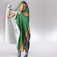 Marshall Islands Kwajalein Atoll Hooded Blanket Polynesian Tribal Tattoo