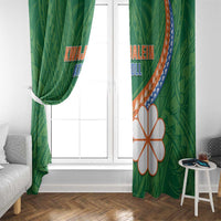 Marshall Islands Kwajalein Atoll Window Curtain Polynesian Tribal Tattoo LT05 - Polynesian Pride