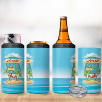Aloha Hawaii 4 in 1 Can Cooler Tumbler Funny Macaw Parrot Tropical Vibe LT05 - Polynesian Pride