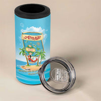 Aloha Hawaii 4 in 1 Can Cooler Tumbler Funny Macaw Parrot Tropical Vibe LT05 - Polynesian Pride