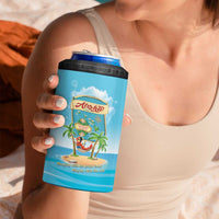Aloha Hawaii 4 in 1 Can Cooler Tumbler Funny Macaw Parrot Tropical Vibe LT05 - Polynesian Pride