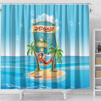 Aloha Hawaii Shower Curtain Funny Macaw Parrot Tropical Vibe LT05 - Polynesian Pride
