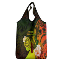 Hawaii State Motto Grocery Bag Hawaiian Tribal Reggae Hammerhead Shark LT05 - Polynesian Pride