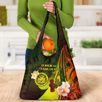 Hawaii State Motto Grocery Bag Hawaiian Tribal Reggae Hammerhead Shark LT05 - Polynesian Pride
