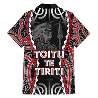 Aotearoa Waitangi Day Family Matching Summer Maxi Dress and Hawaiian Shirt Maori Warrior Tribal Tattoo LT05 - Polynesian Pride