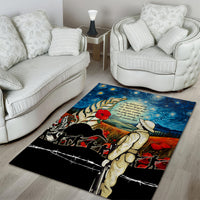 Kei Wareware Tatou New Zealand ANZAC Day Area Rug Starry Night Inspo Style