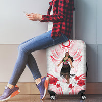 New Zealand Women's Day Luggage Cover Maori Wahine Polynesian Pattern
