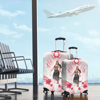 New Zealand Women's Day Luggage Cover Maori Wahine Polynesian Pattern