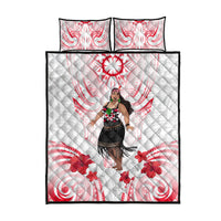 New Zealand Women's Day Quilt Bed Set Maori Wahine Polynesian Pattern