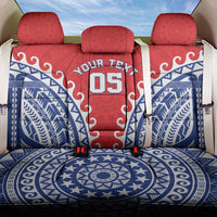 Custom Tuamotu Archipelago Back Car Seat Cover Polynesian Tribal Tattoo