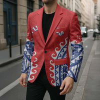 Custom Tuamotu Archipelago Blazer Polynesian Tribal Tattoo