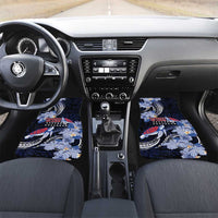 Tuamotu Islands Car Mats Polynesian Pattern With Turtle
