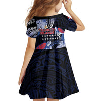 Tuamotu Islands Family Matching Tank Maxi Dress and Hawaiian Shirt Polynesian Pattern With Turtle