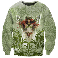 New Zealand Maori Fairy Patupaiarehe Sweatshirt Polynesian Style LT05 Unisex Red - Polynesian Pride