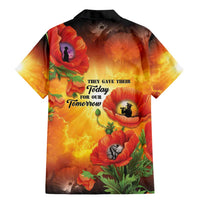 ANZAC Day Red Poppy Family Matching Mermaid Dress and Hawaiian Shirt Honoring The ANZAC Spirit LT05 - Polynesian Pride