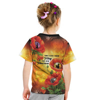 ANZAC Day Red Poppy Kid T Shirt Honoring The ANZAC Spirit