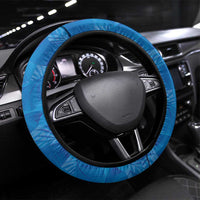 Hawaii Prince Kuhio Steering Wheel Cover Blue Hawaiian Lau Maia With Leis