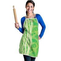 Hawaii Prince Kuhio Apron Lime Green Hawaiian Lau Maia With Leis