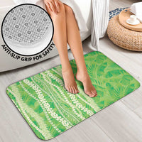 Hawaii Prince Kuhio Bathroom Set Lime Green Hawaiian Lau Maia With Leis