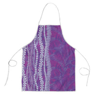 Hawaii Prince Kuhio Apron Violet Hawaiian Lau Maia With Leis