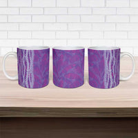 Hawaii Prince Kuhio Ceramic Mug Violet Hawaiian Lau Maia With Leis