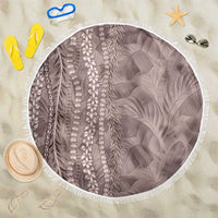 Hawaii Prince Kuhio Beach Blanket Mocha Hawaiian Lau Maia With Leis