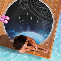 New Zealand Matariki Beach Blanket Pleiades Star Cluster Blue Galaxy